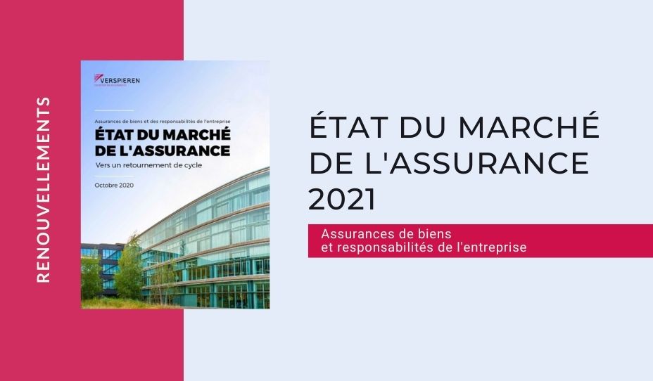 Etat du marché de l'assurance 2021 de Verspieren courtier en assurances