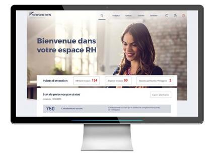 Suivez vos contrats d'assurances collectifs avec Mon Espace RH de Verspieren