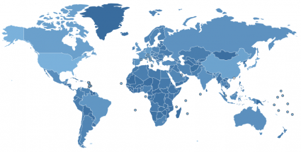 carte des risques politiques des risques de sécurité à travers le monde 