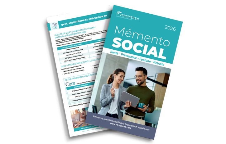 Memento social 2026, protection sociale