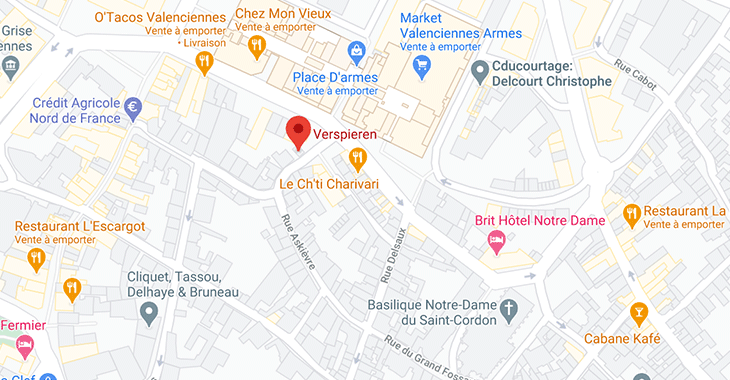 plan d'accès Verspieren Valencienne askièvre