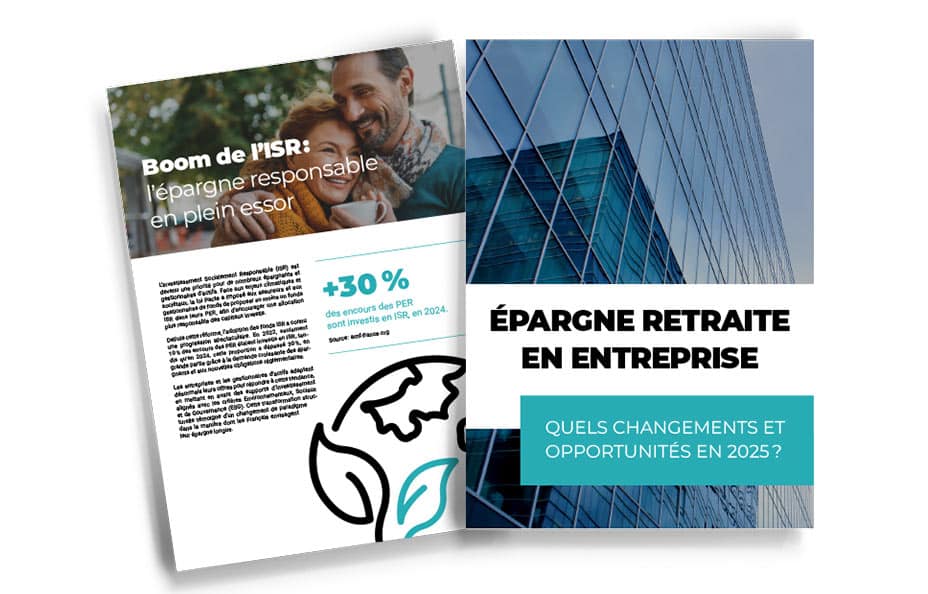 Couverture du livre blanc sur la question de l'épargne retraite en entreprise et du transfert des PER