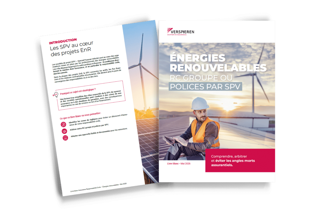 Energies Renouvelables&nbsp;: RC groupe ou polices par SPV